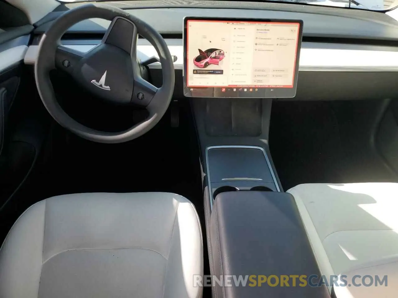 8 fotografías del automóvil dañado 5YJ3E1EB8NF315619 TESLA MODEL 3 2022
