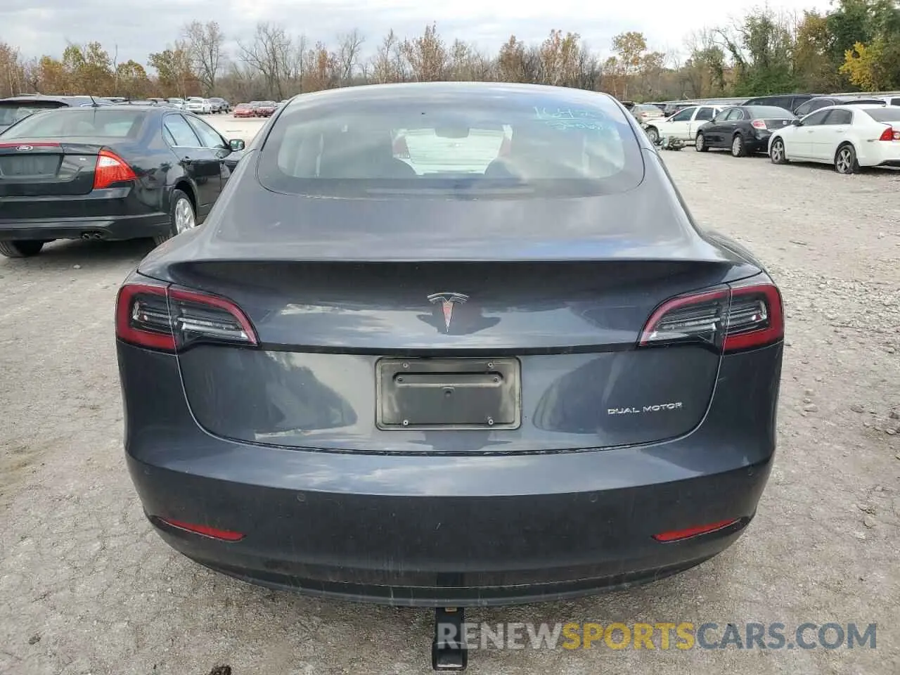6 fotografías del automóvil dañado 5YJ3E1EB8NF344358 TESLA MODEL 3 2022