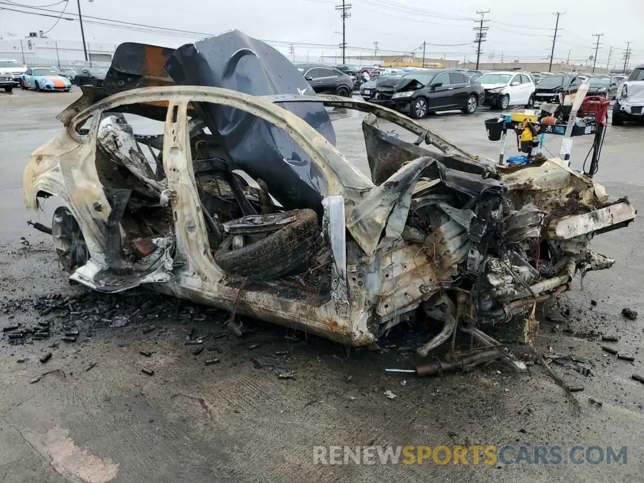 4 fotografías del automóvil dañado 5YJ3E1EB8NF350919 TESLA MODEL 3 2022