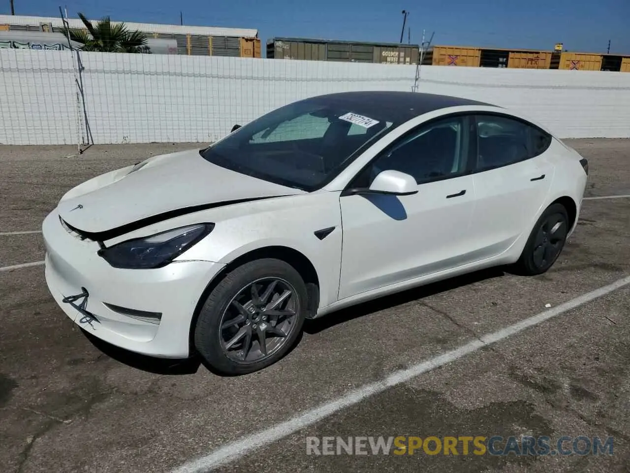 1 fotografías del automóvil dañado 5YJ3E1EB8NF357630 TESLA MODEL 3 2022