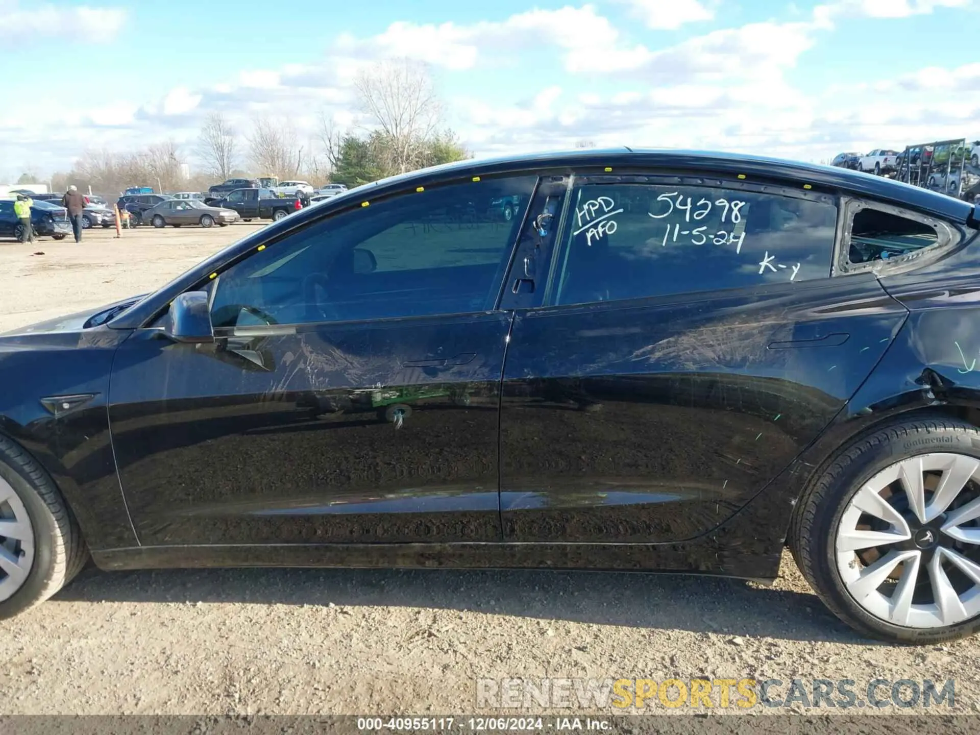 14 fotografías del automóvil dañado 5YJ3E1EB9NF121889 TESLA MODEL 3 2022