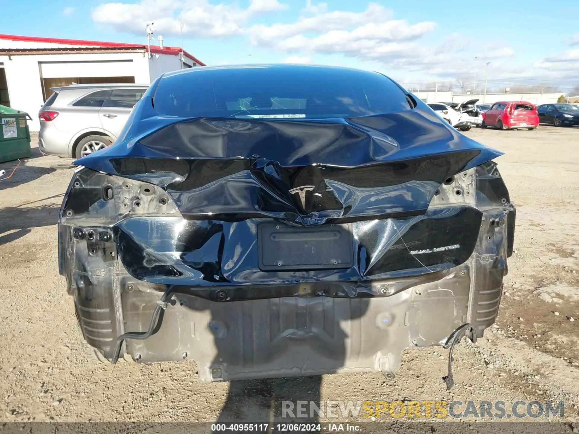 6 fotografías del automóvil dañado 5YJ3E1EB9NF121889 TESLA MODEL 3 2022