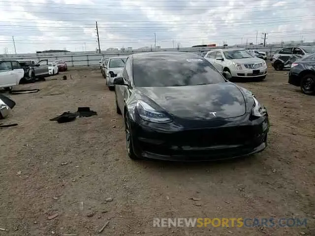11 fotografías del automóvil dañado 5YJ3E1EB9NF134819 TESLA MODEL 3 2022