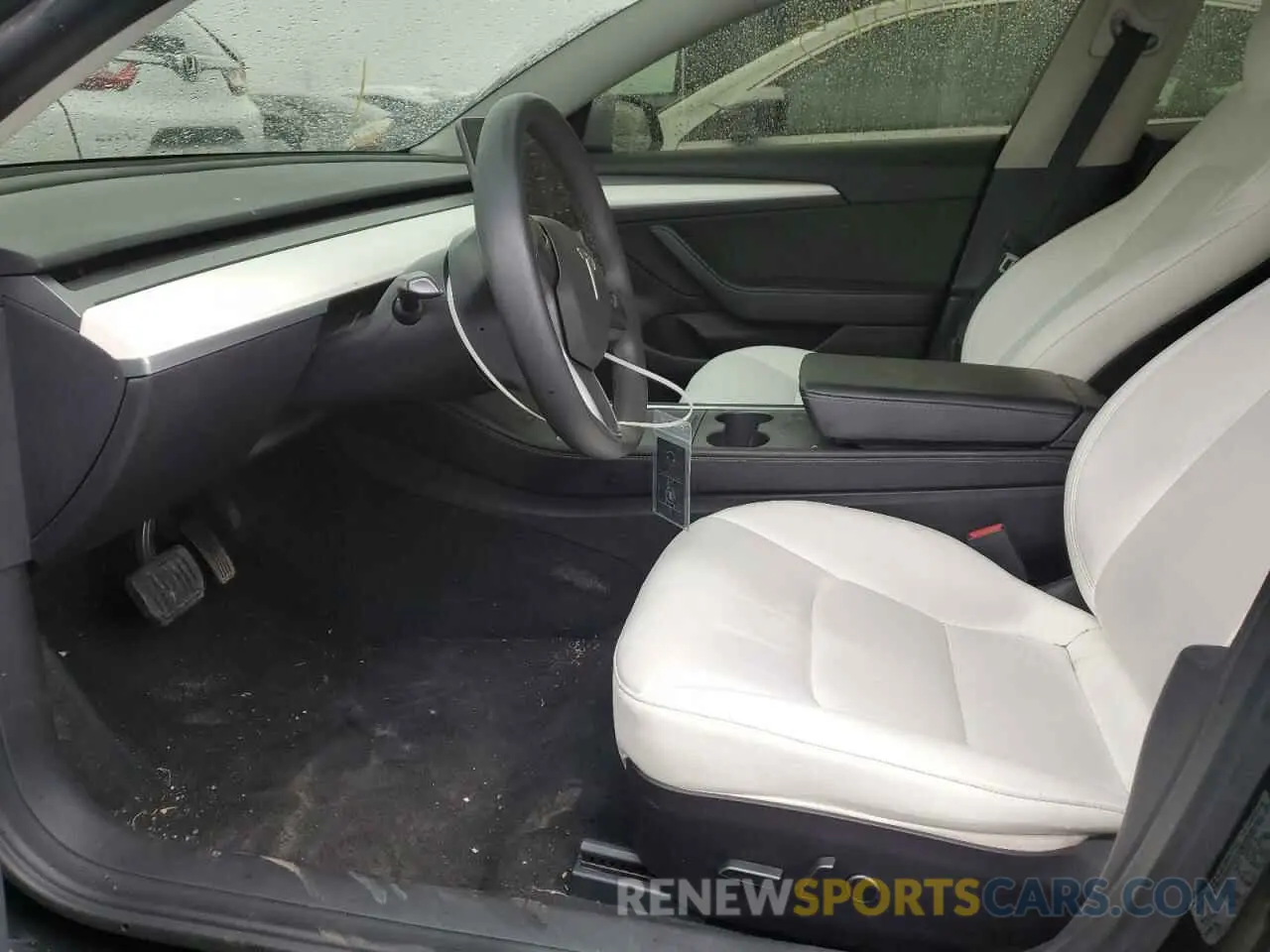 7 fotografías del automóvil dañado 5YJ3E1EB9NF134819 TESLA MODEL 3 2022