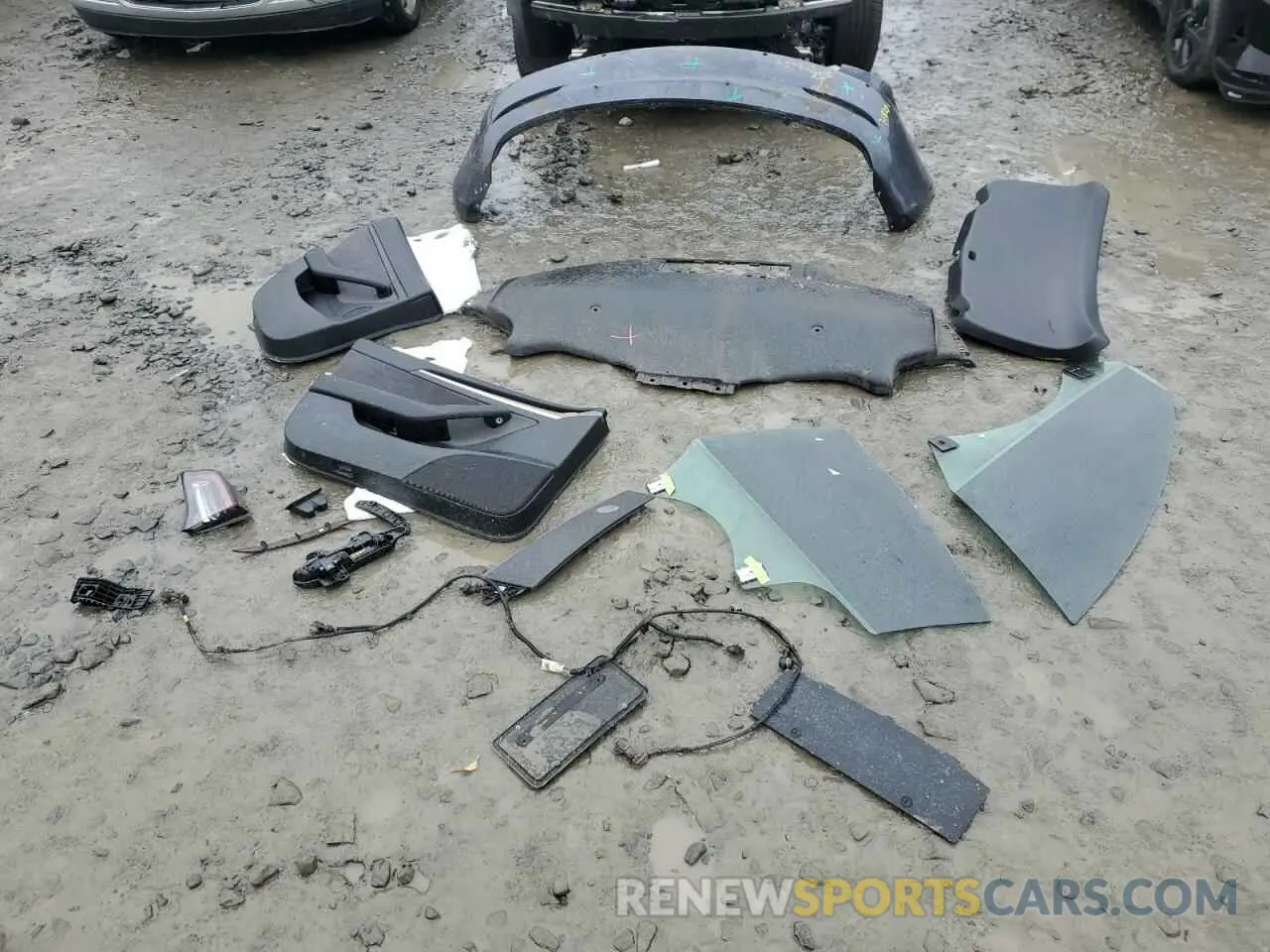 12 fotografías del automóvil dañado 5YJ3E1EB9NF166797 TESLA MODEL 3 2022