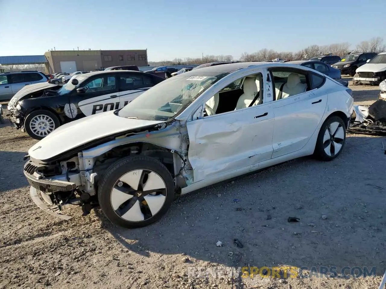 1 fotografías del automóvil dañado 5YJ3E1EB9NF169974 TESLA MODEL 3 2022