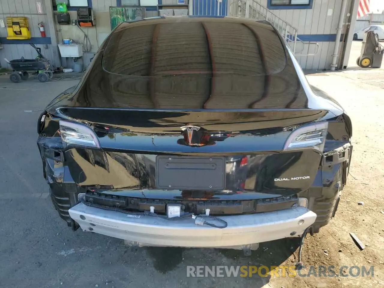 6 fotografías del automóvil dañado 5YJ3E1EB9NF179422 TESLA MODEL 3 2022