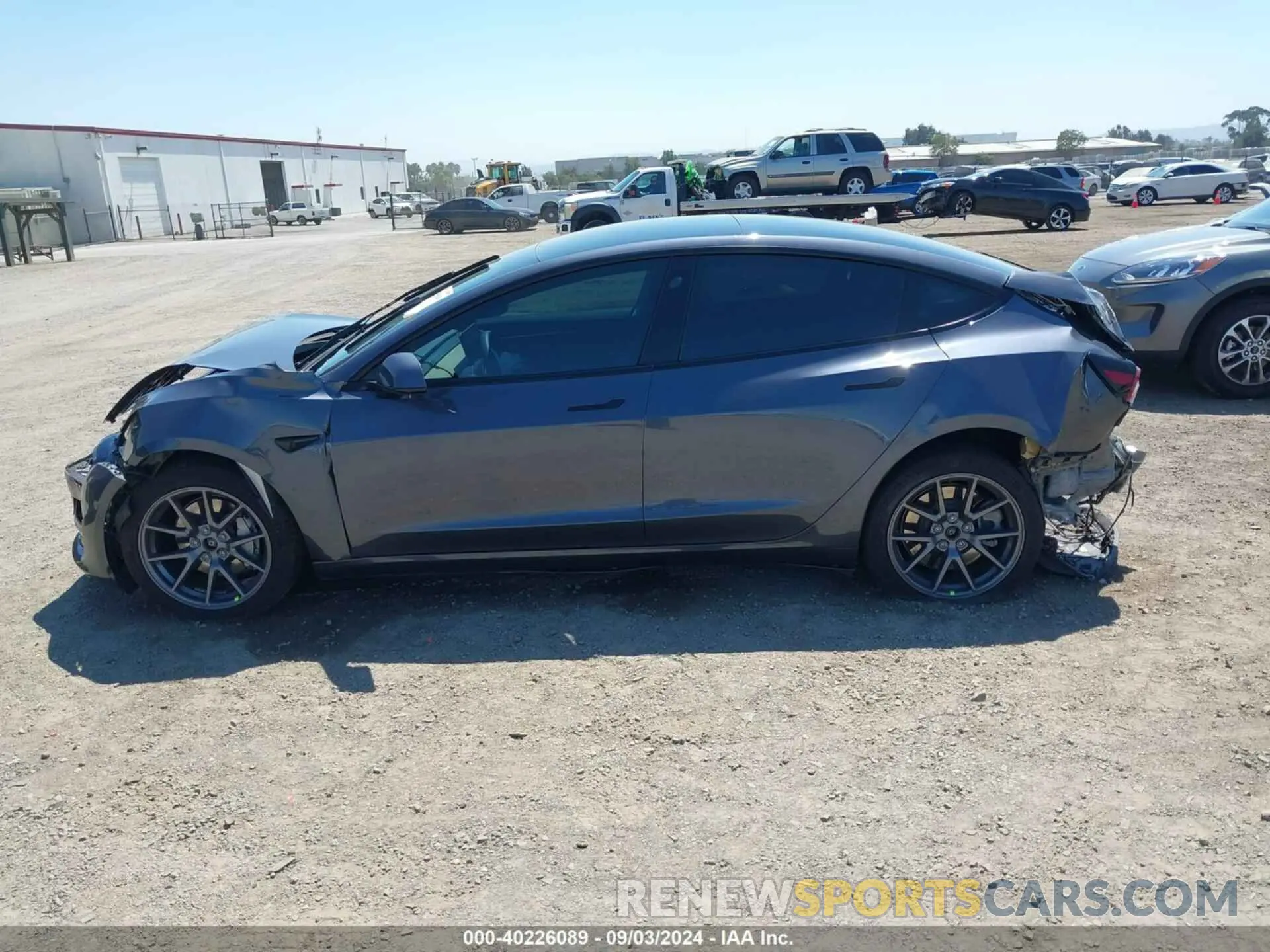14 fotografías del automóvil dañado 5YJ3E1EB9NF184247 TESLA MODEL 3 2022