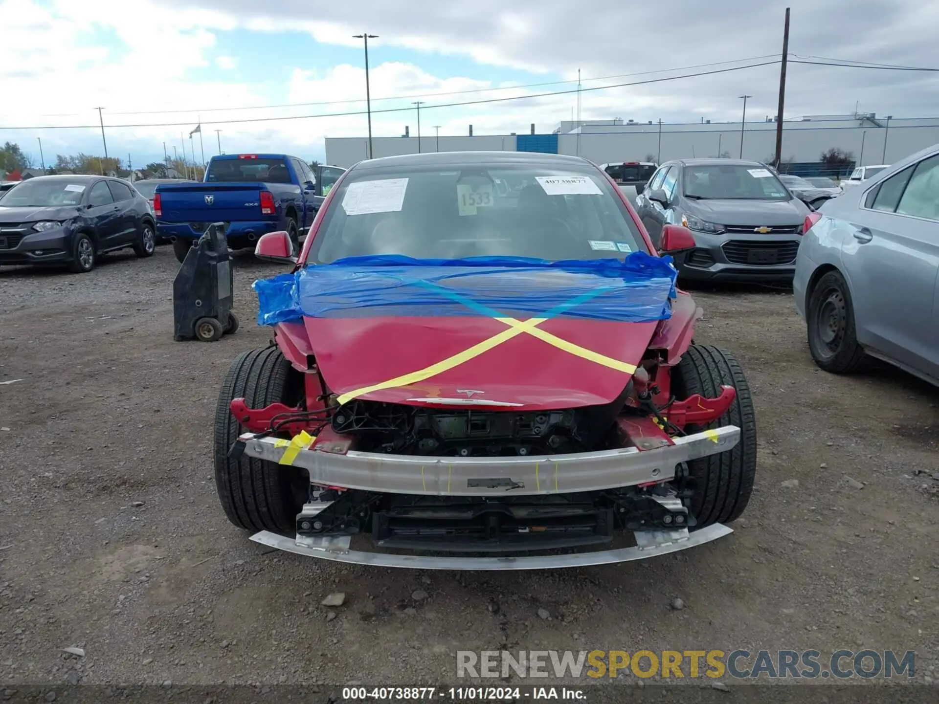 13 fotografías del automóvil dañado 5YJ3E1EB9NF191666 TESLA MODEL 3 2022