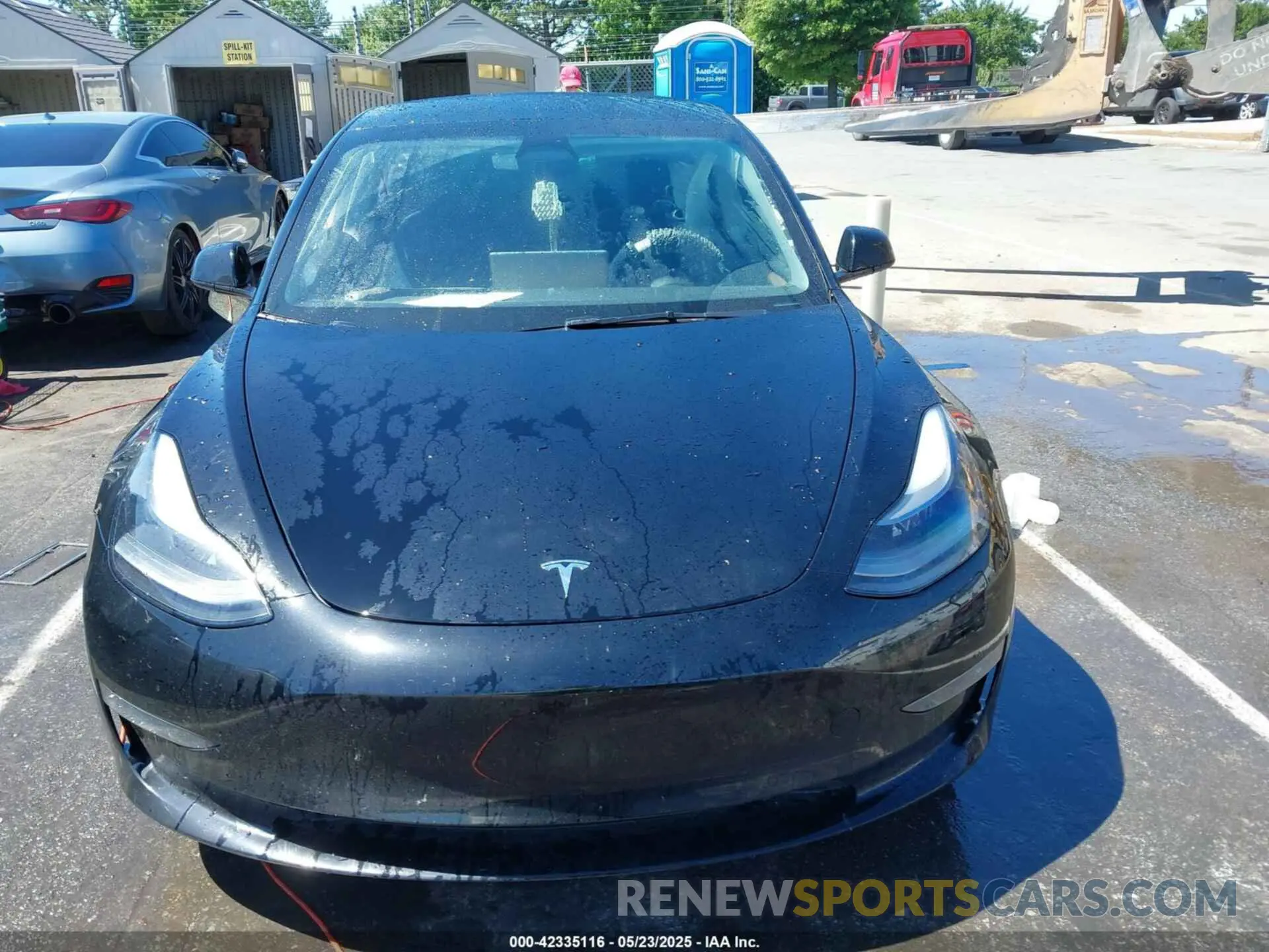 11 fotografías del automóvil dañado 5YJ3E1EB9NF192719 TESLA MODEL 3 2022