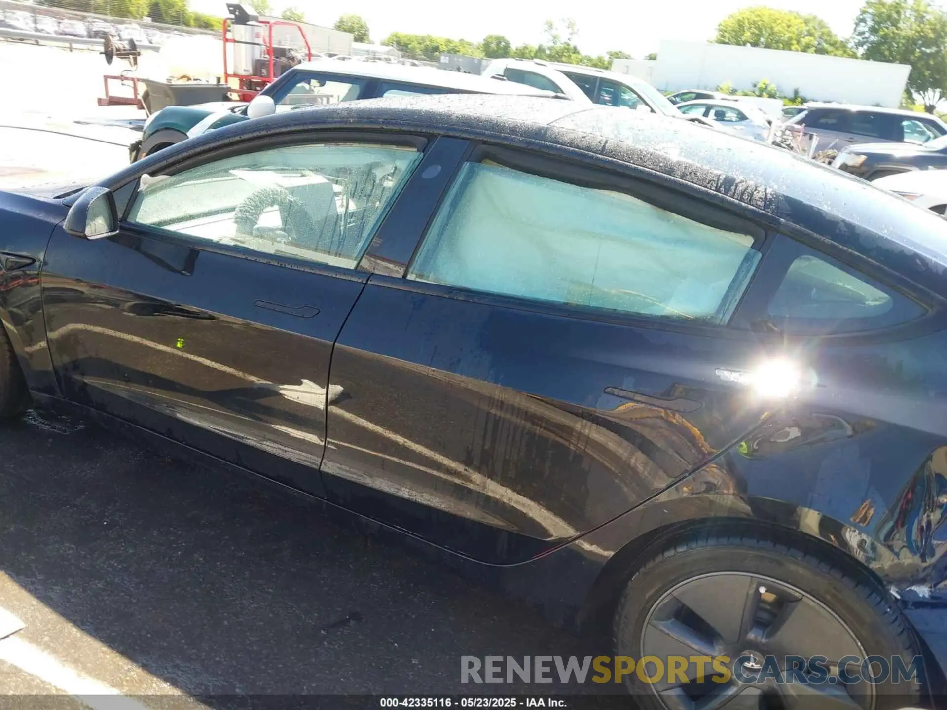 13 fotografías del automóvil dañado 5YJ3E1EB9NF192719 TESLA MODEL 3 2022