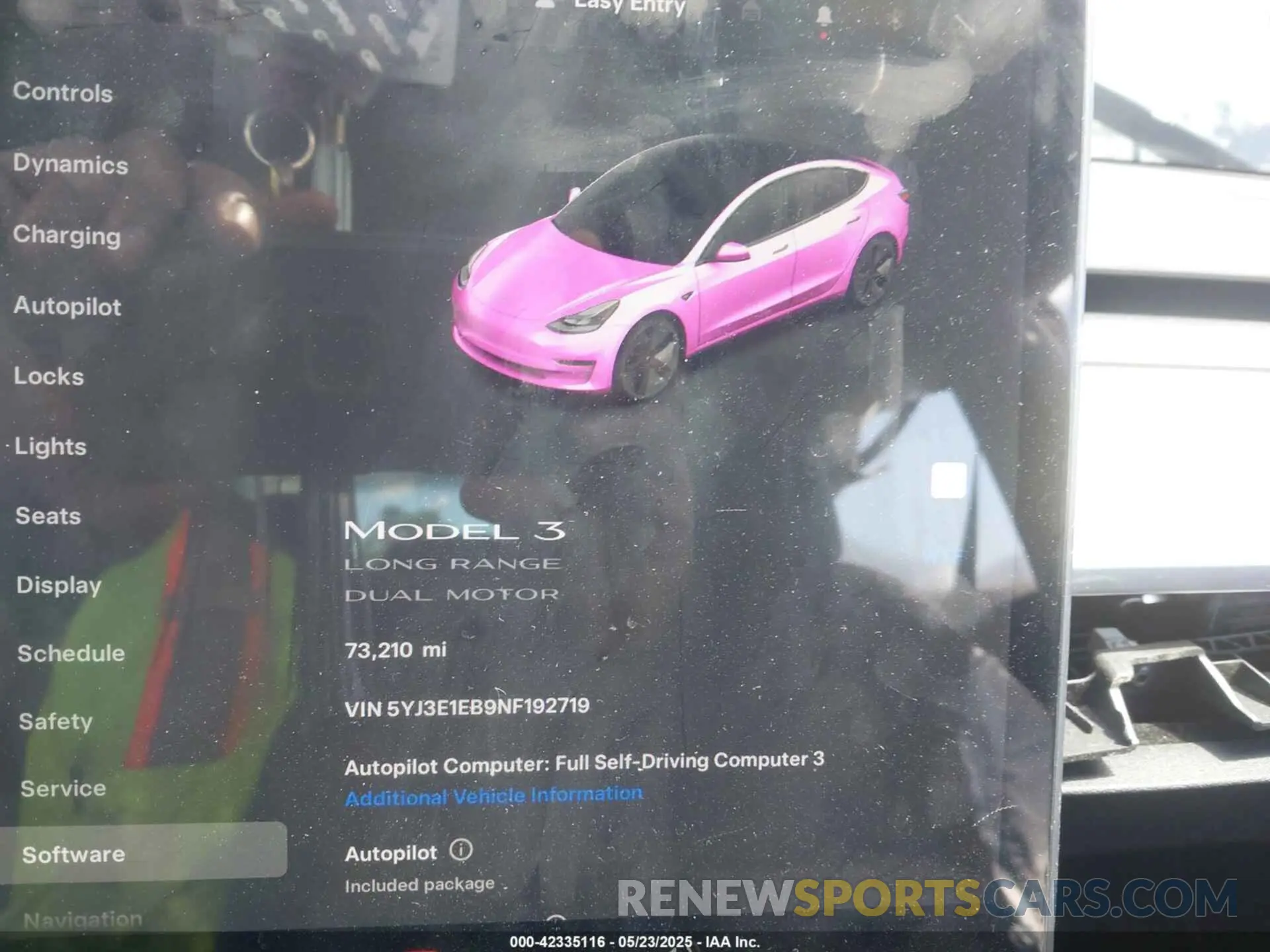 17 fotografías del automóvil dañado 5YJ3E1EB9NF192719 TESLA MODEL 3 2022