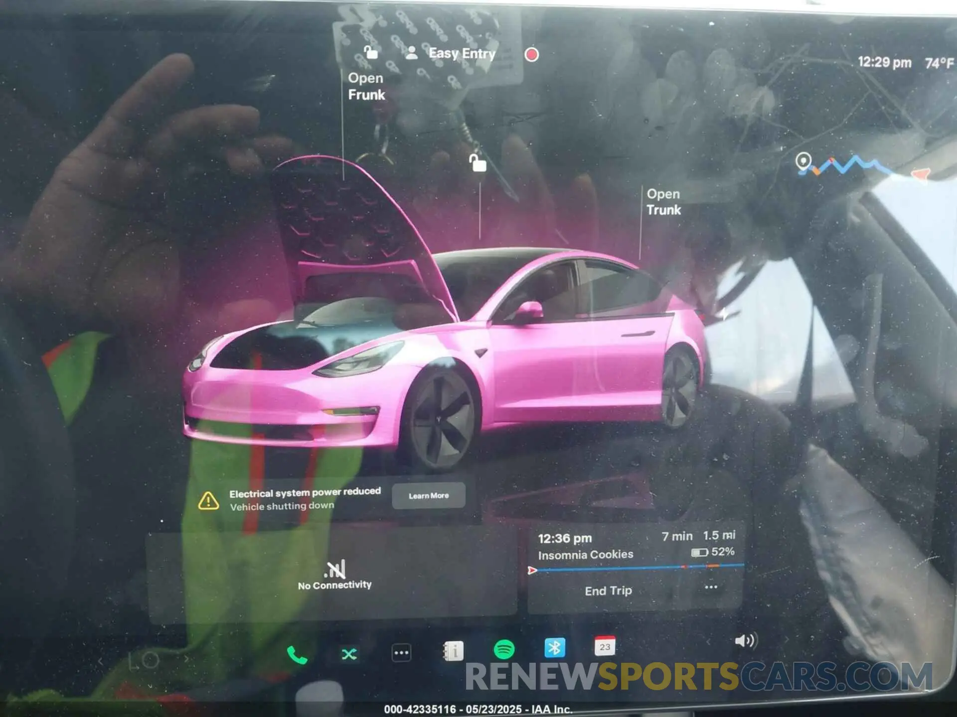 7 fotografías del automóvil dañado 5YJ3E1EB9NF192719 TESLA MODEL 3 2022