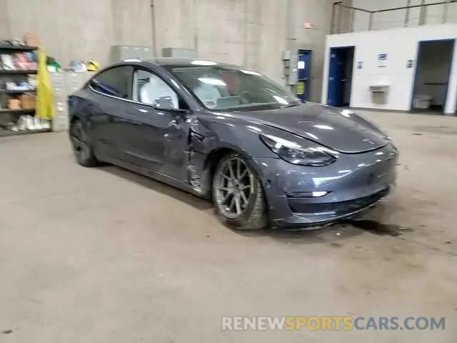 11 fotografías del automóvil dañado 5YJ3E1EB9NF199184 TESLA MODEL 3 2022