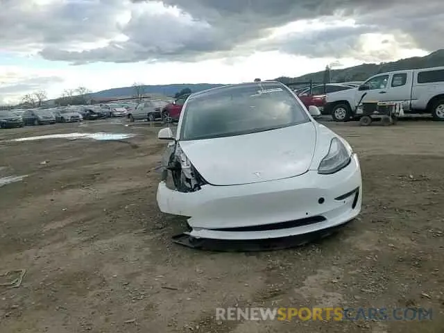 10 fotografías del automóvil dañado 5YJ3E1EB9NF207364 TESLA MODEL 3 2022