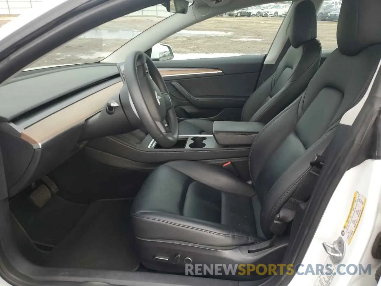 7 fotografías del automóvil dañado 5YJ3E1EB9NF207364 TESLA MODEL 3 2022