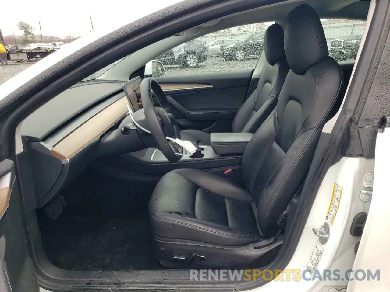 7 fotografías del automóvil dañado 5YJ3E1EB9NF209339 TESLA MODEL 3 2022