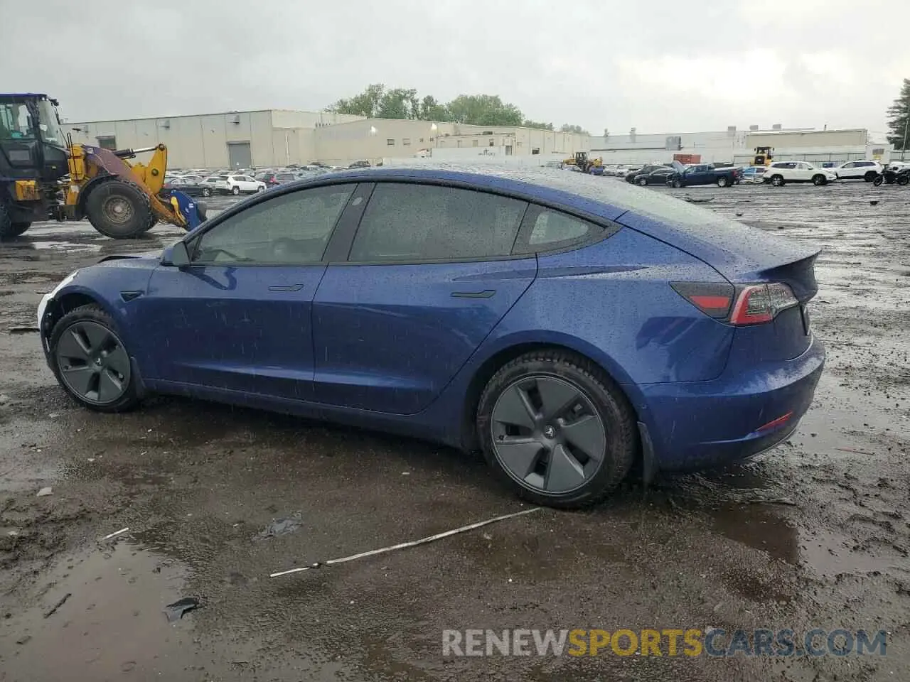 2 fotografías del automóvil dañado 5YJ3E1EB9NF232474 TESLA MODEL 3 2022