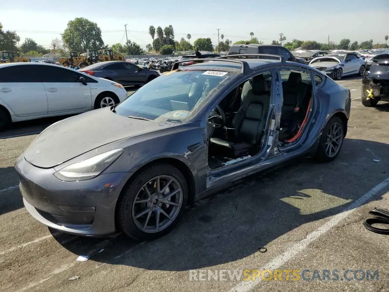 1 fotografías del automóvil dañado 5YJ3E1EB9NF233270 TESLA MODEL 3 2022