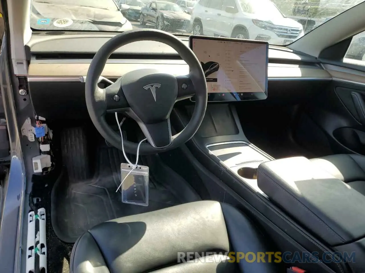 8 fotografías del automóvil dañado 5YJ3E1EB9NF233270 TESLA MODEL 3 2022