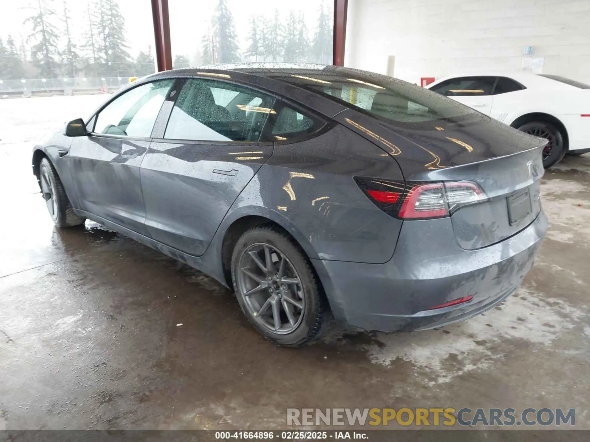 3 fotografías del automóvil dañado 5YJ3E1EB9NF260064 TESLA MODEL 3 2022