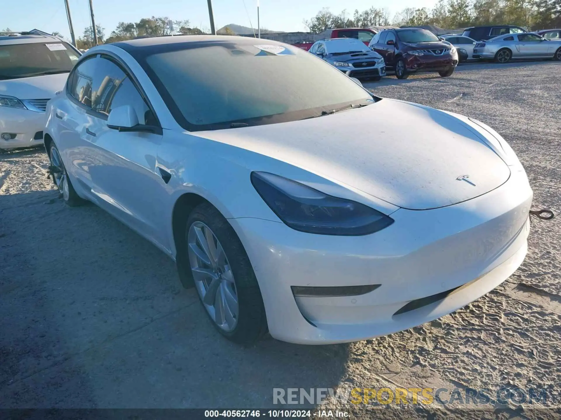 1 fotografías del automóvil dañado 5YJ3E1EB9NF263997 TESLA MODEL 3 2022