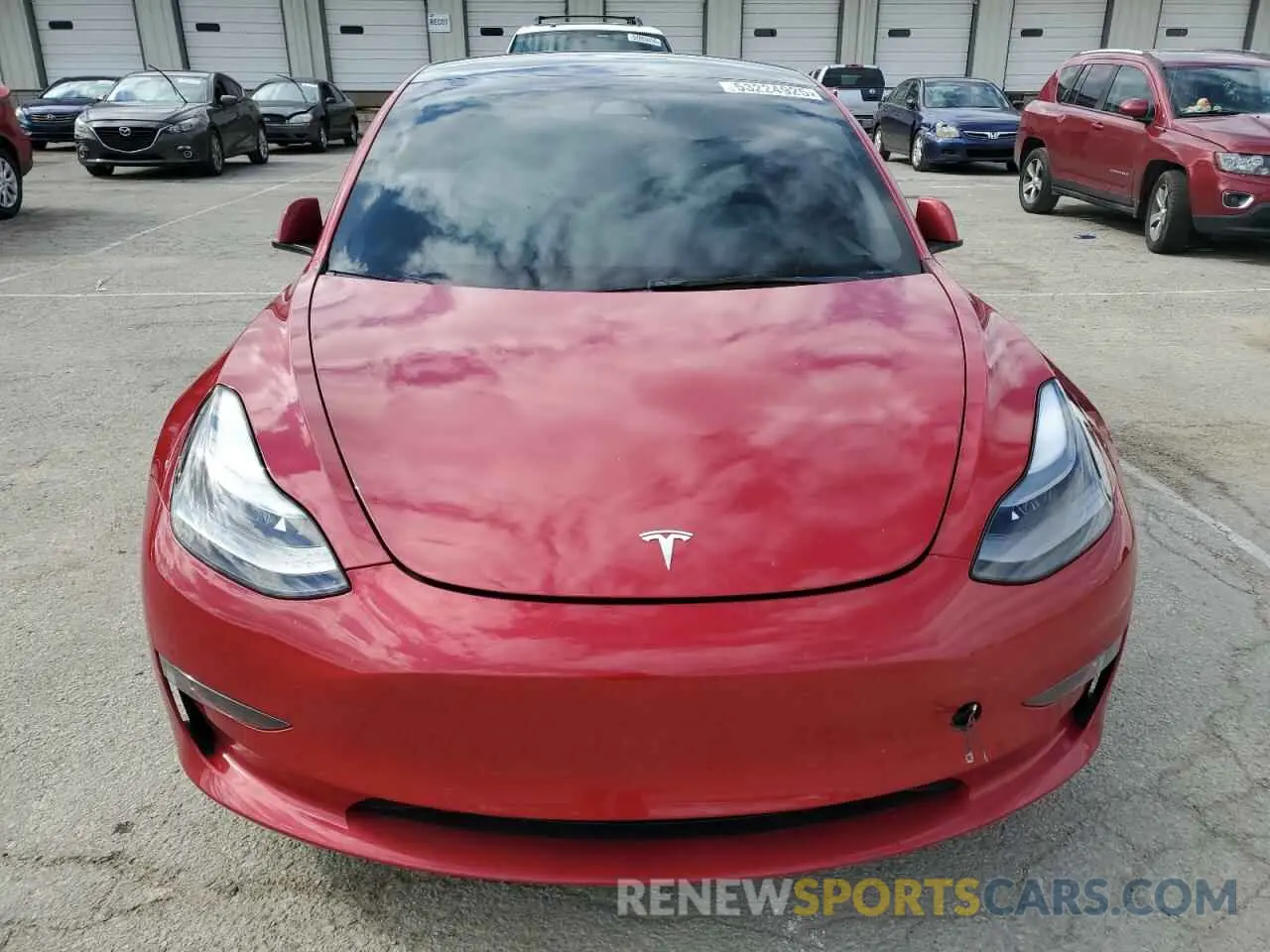 5 fotografías del automóvil dañado 5YJ3E1EB9NF278371 TESLA MODEL 3 2022