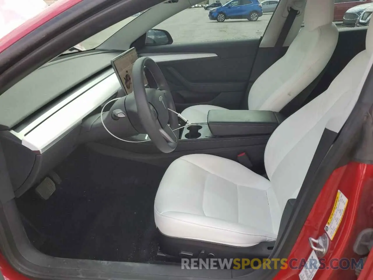 7 fotografías del automóvil dañado 5YJ3E1EB9NF278371 TESLA MODEL 3 2022