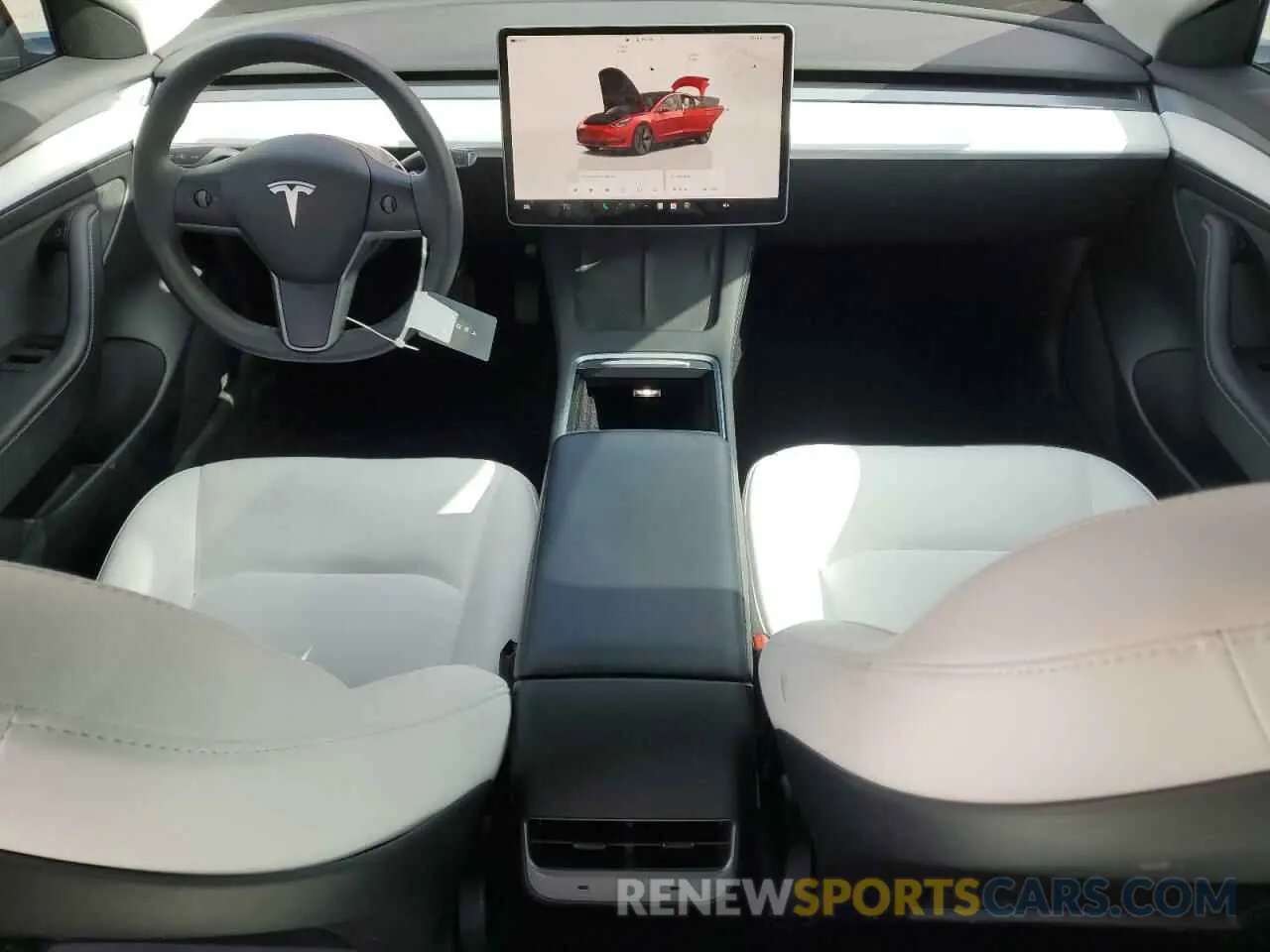 8 fotografías del automóvil dañado 5YJ3E1EB9NF278371 TESLA MODEL 3 2022