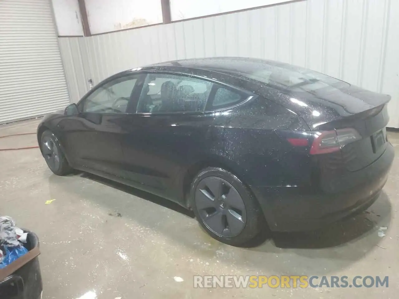 2 fotografías del automóvil dañado 5YJ3E1EB9NF287460 TESLA MODEL 3 2022