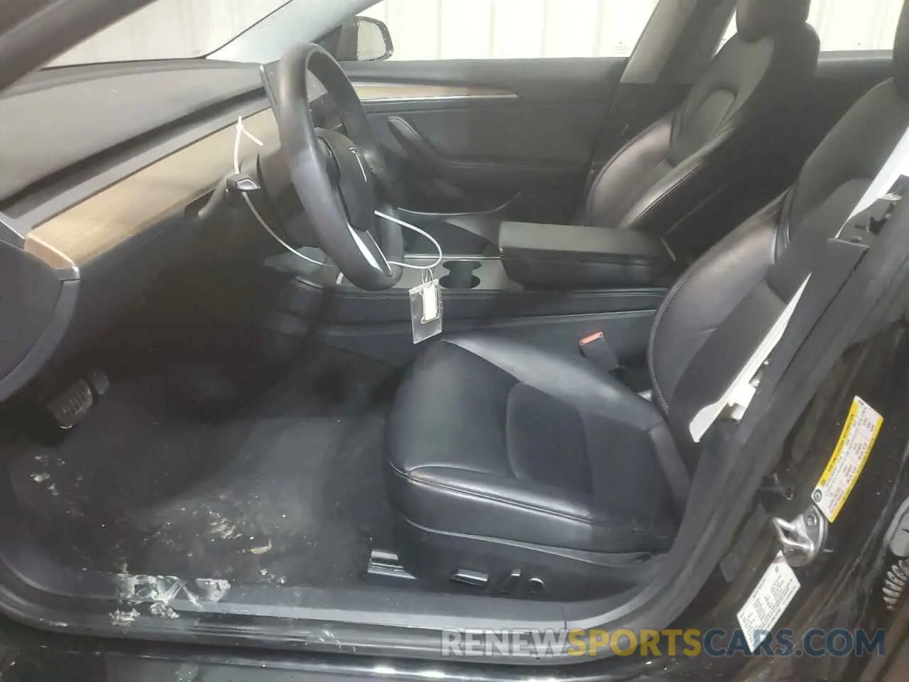 7 fotografías del automóvil dañado 5YJ3E1EB9NF287460 TESLA MODEL 3 2022