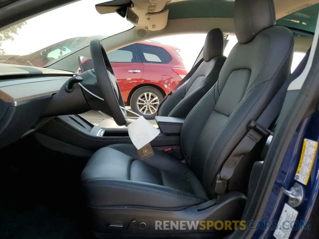 7 fotografías del automóvil dañado 5YJ3E1EB9NF298507 TESLA MODEL 3 2022