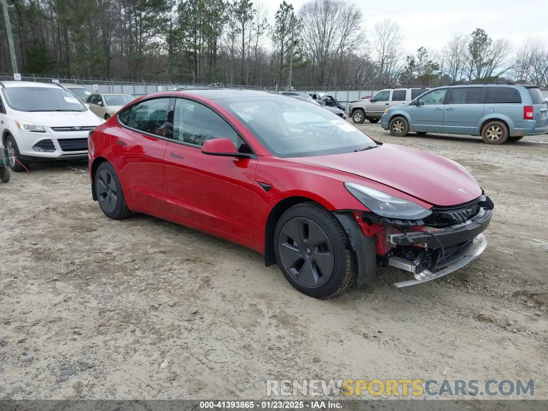 1 fotografías del automóvil dañado 5YJ3E1EB9NF321932 TESLA MODEL 3 2022