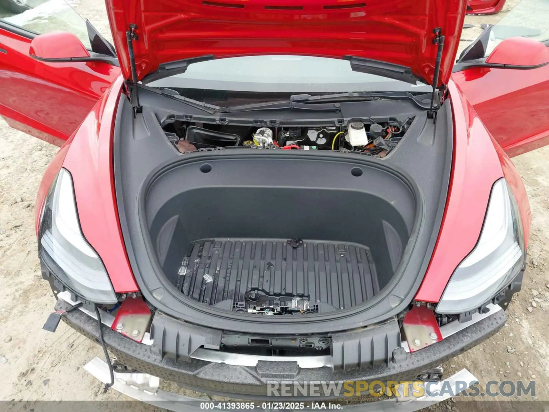10 fotografías del automóvil dañado 5YJ3E1EB9NF321932 TESLA MODEL 3 2022