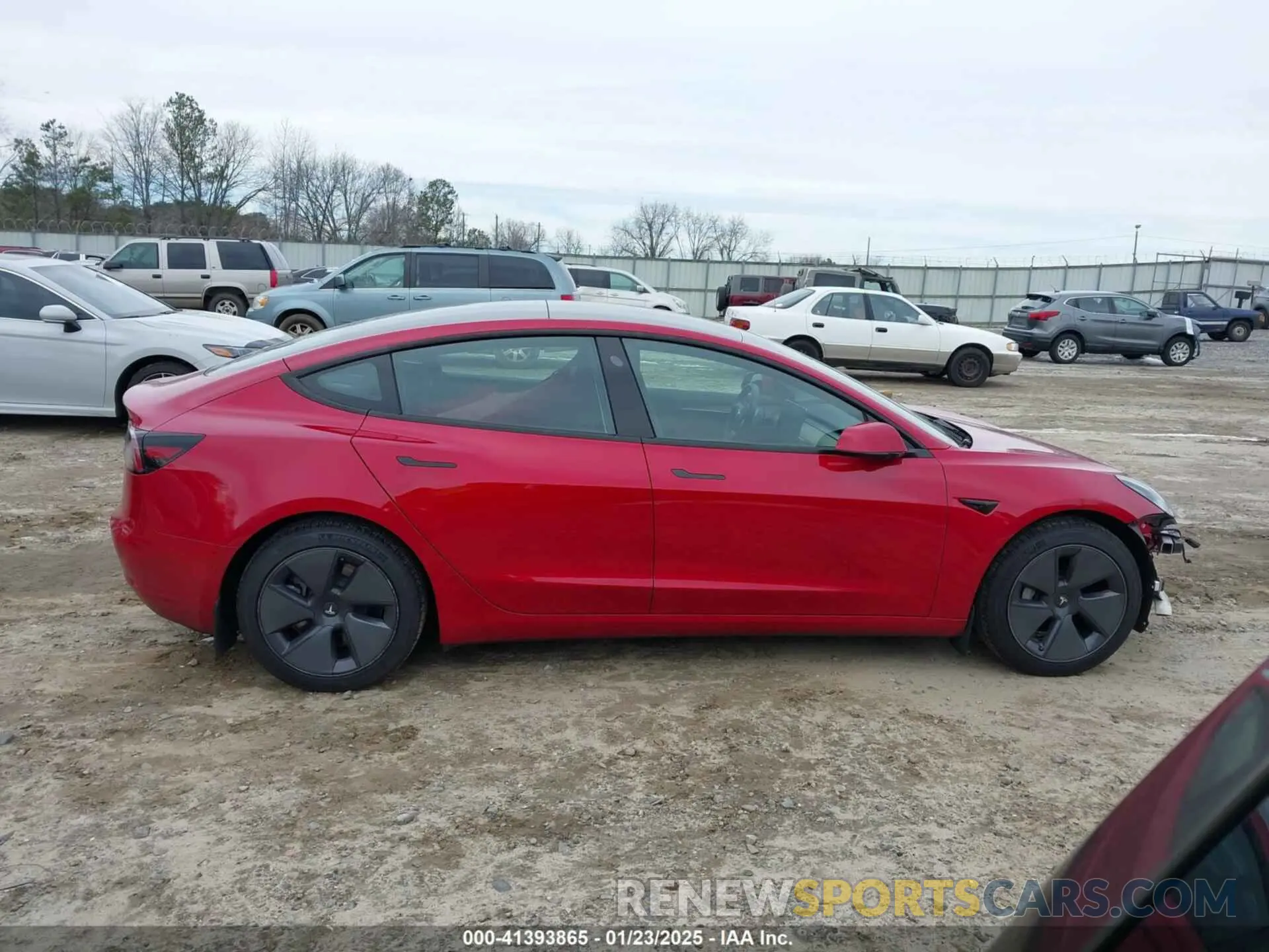 14 fotografías del automóvil dañado 5YJ3E1EB9NF321932 TESLA MODEL 3 2022