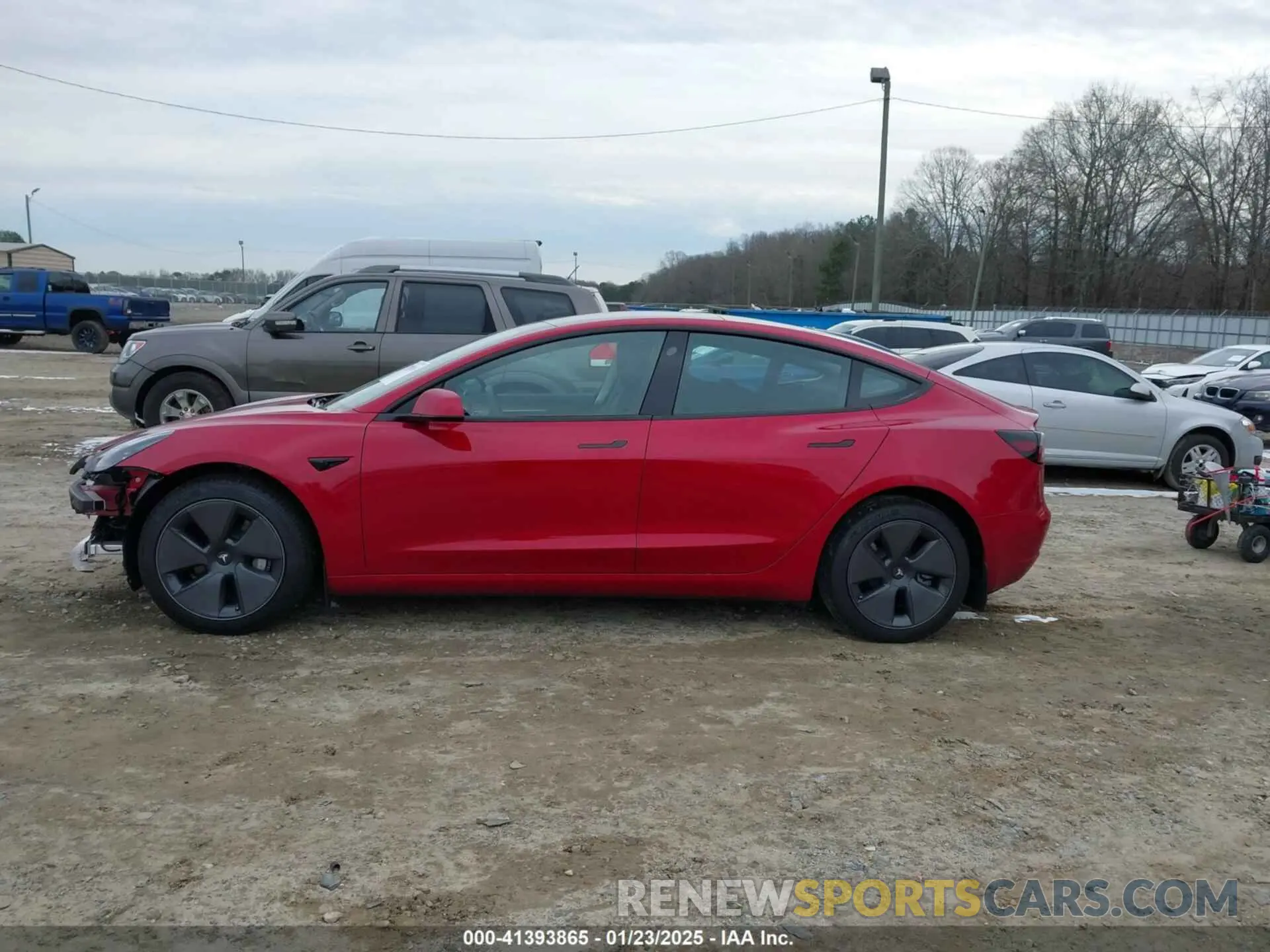 15 fotografías del automóvil dañado 5YJ3E1EB9NF321932 TESLA MODEL 3 2022
