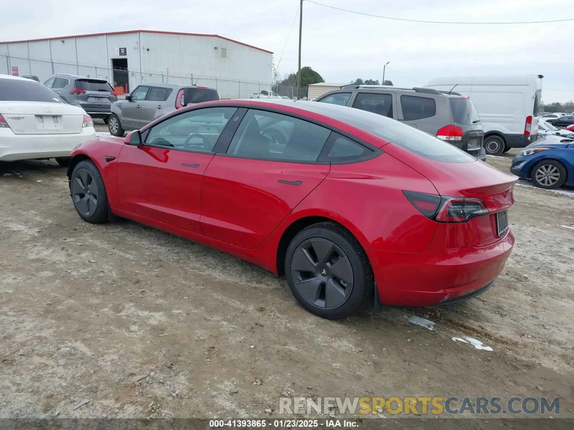 3 fotografías del automóvil dañado 5YJ3E1EB9NF321932 TESLA MODEL 3 2022