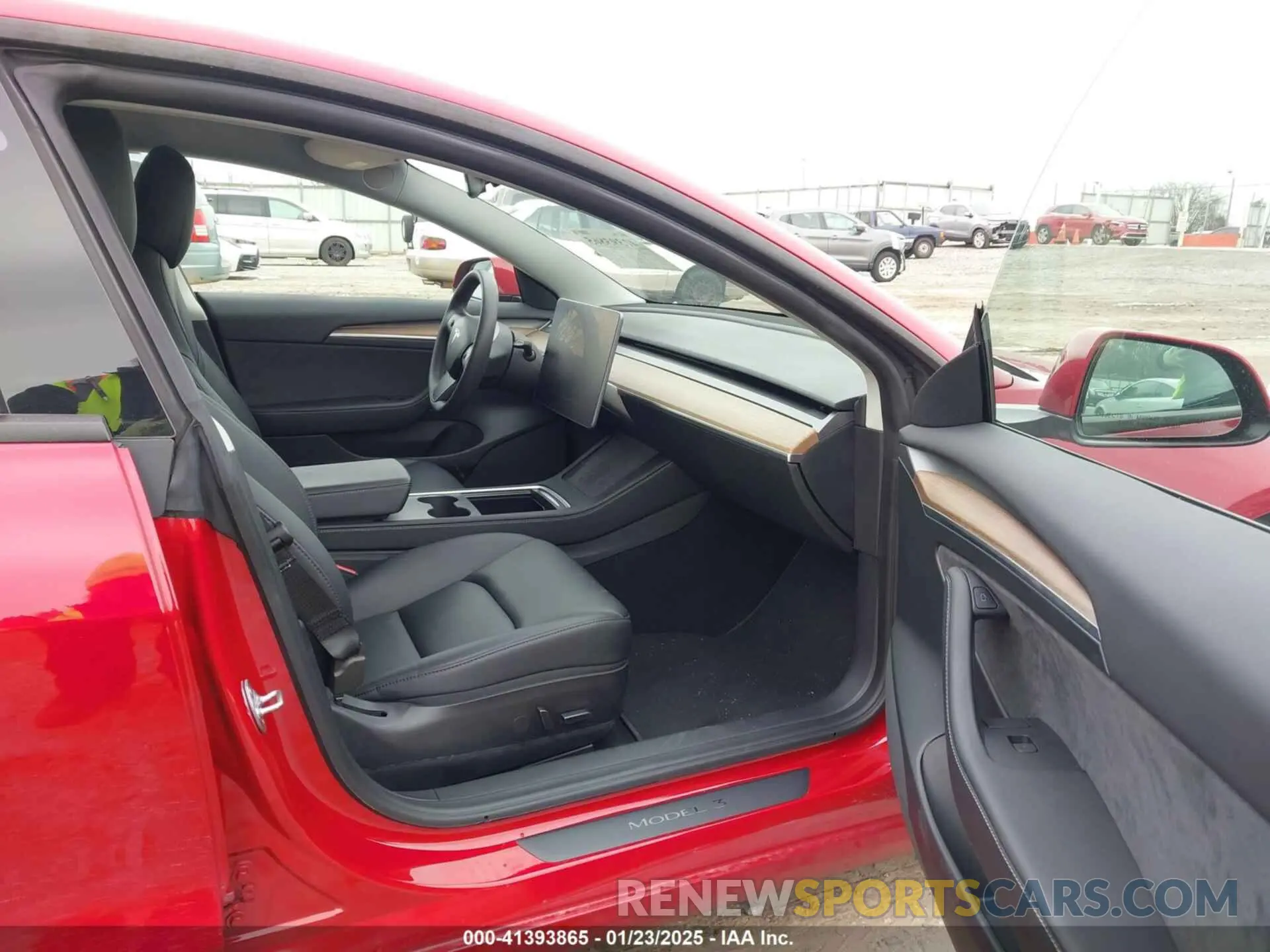 5 fotografías del automóvil dañado 5YJ3E1EB9NF321932 TESLA MODEL 3 2022