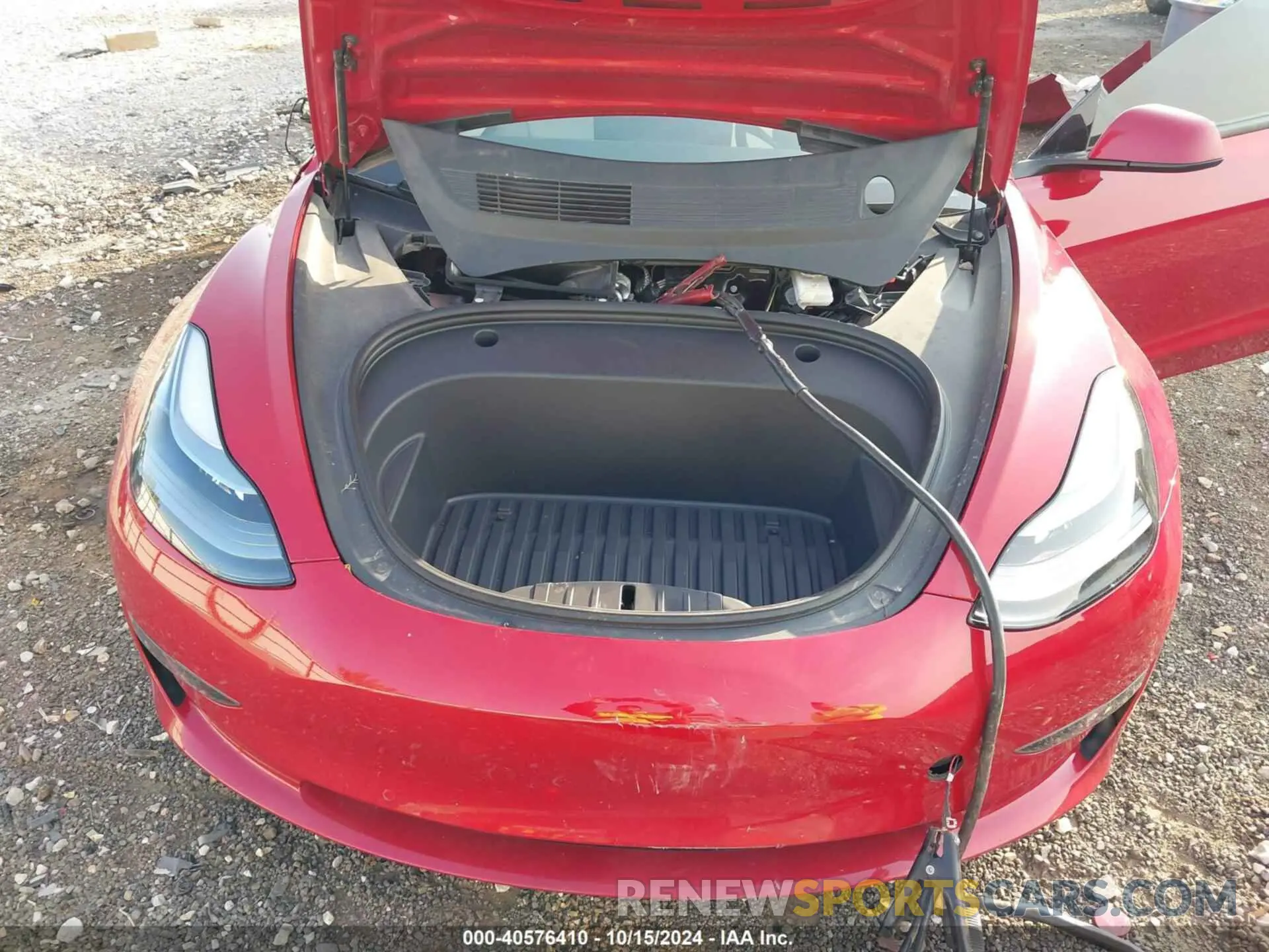 10 fotografías del automóvil dañado 5YJ3E1EB9NF323180 TESLA MODEL 3 2022