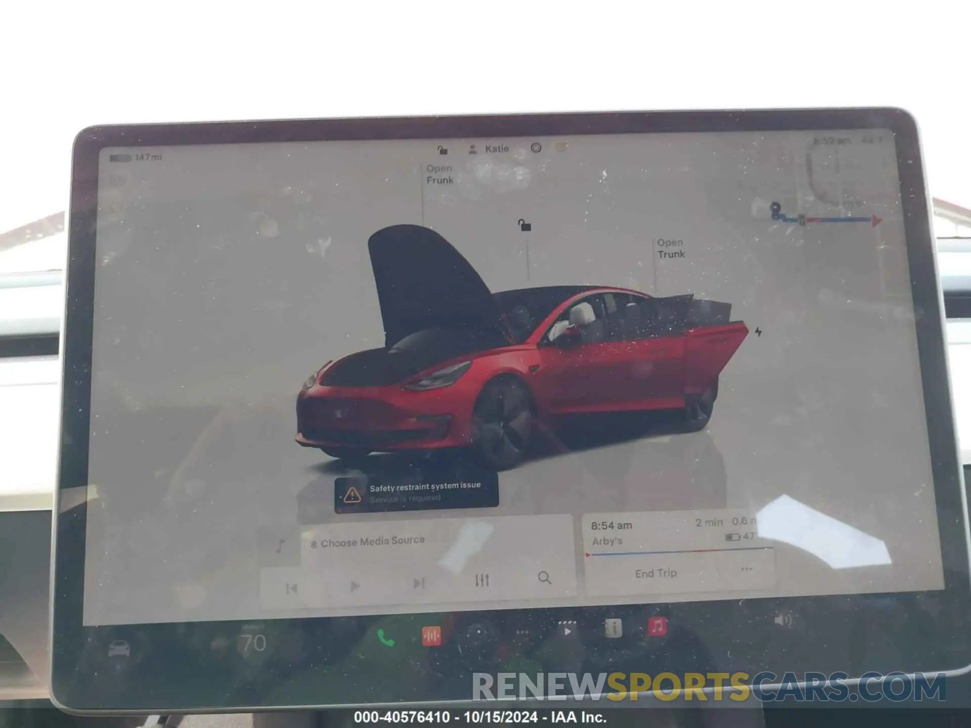 19 fotografías del automóvil dañado 5YJ3E1EB9NF323180 TESLA MODEL 3 2022