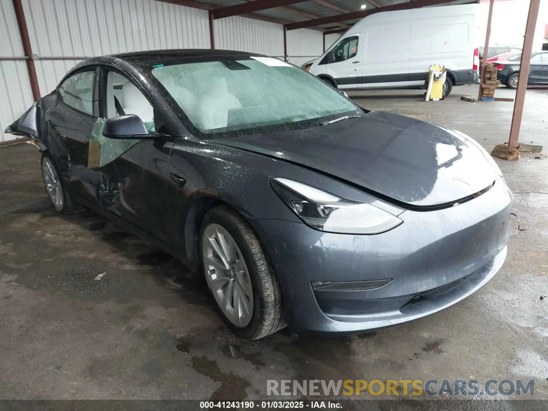 1 fotografías del automóvil dañado 5YJ3E1EB9NF338892 TESLA MODEL 3 2022