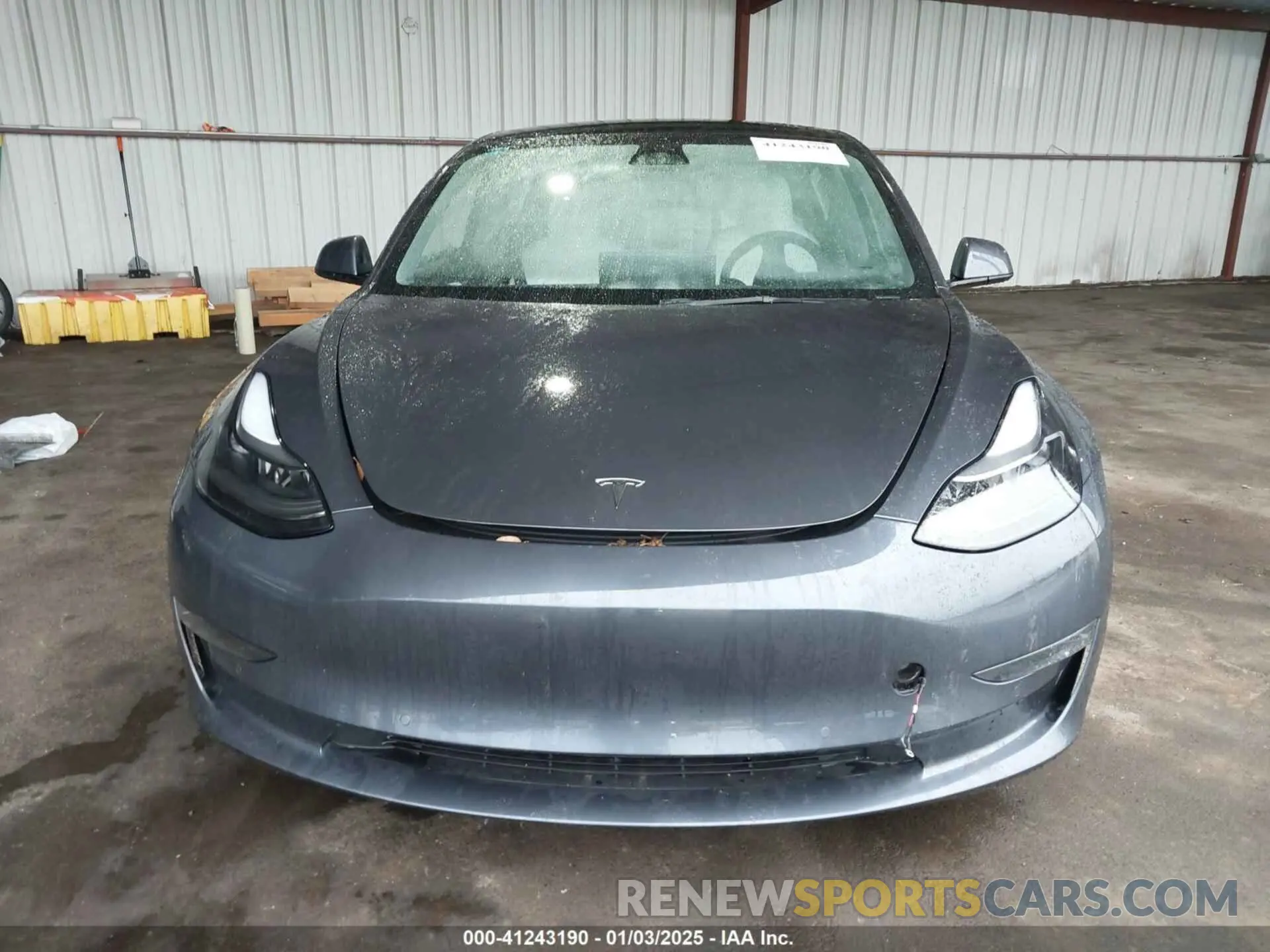 11 fotografías del automóvil dañado 5YJ3E1EB9NF338892 TESLA MODEL 3 2022
