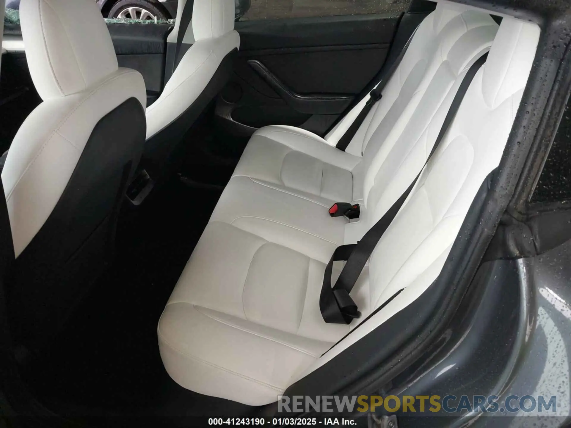 8 fotografías del automóvil dañado 5YJ3E1EB9NF338892 TESLA MODEL 3 2022