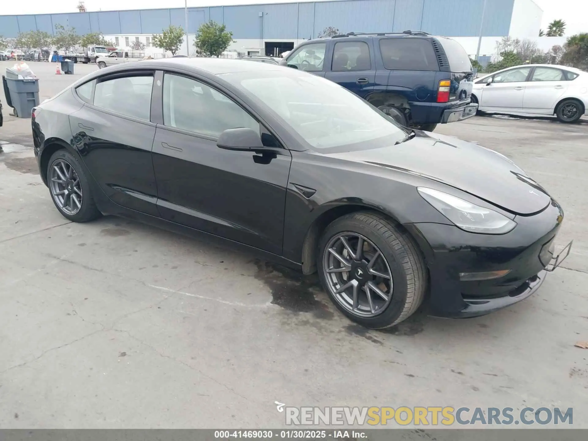 1 fotografías del automóvil dañado 5YJ3E1EB9NF348368 TESLA MODEL 3 2022