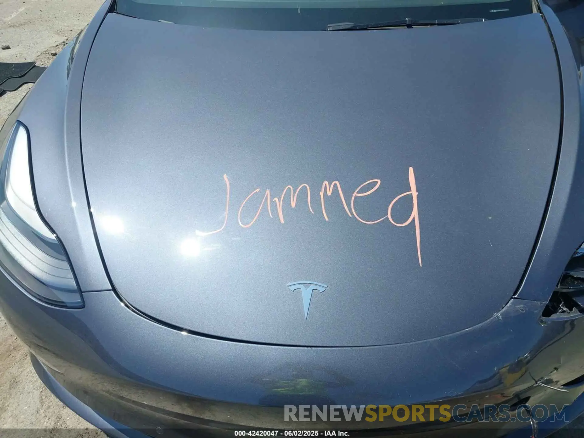 10 fotografías del automóvil dañado 5YJ3E1EB9NF363131 TESLA MODEL 3 2022