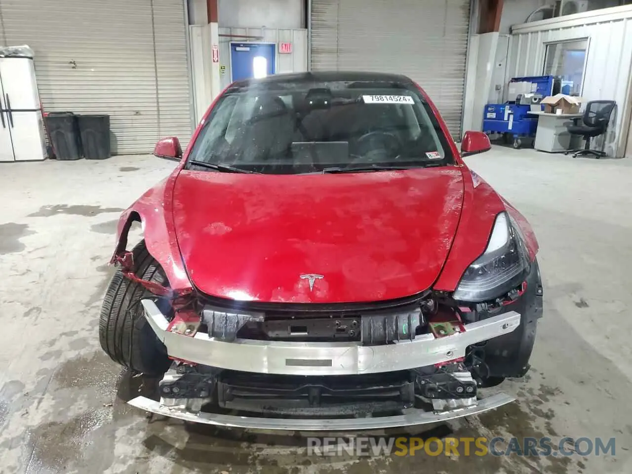 5 fotografías del automóvil dañado 5YJ3E1EB9NF363534 TESLA MODEL 3 2022