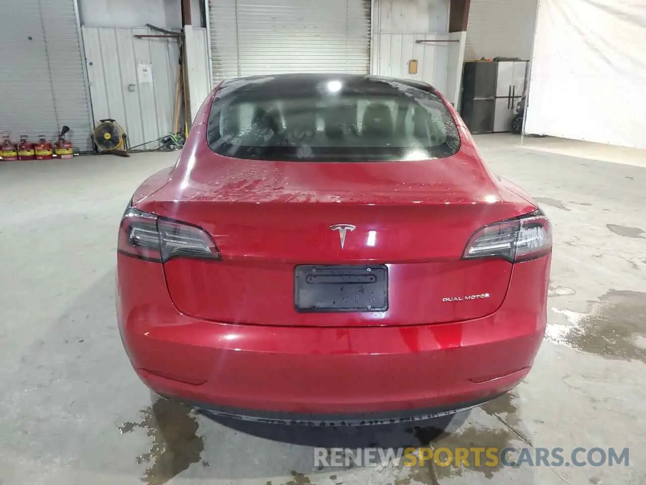6 fotografías del automóvil dañado 5YJ3E1EB9NF363534 TESLA MODEL 3 2022