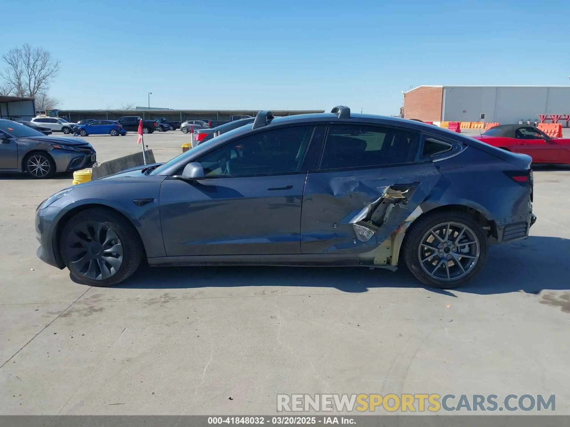 15 fotografías del automóvil dañado 5YJ3E1EBXNF115762 TESLA MODEL 3 2022