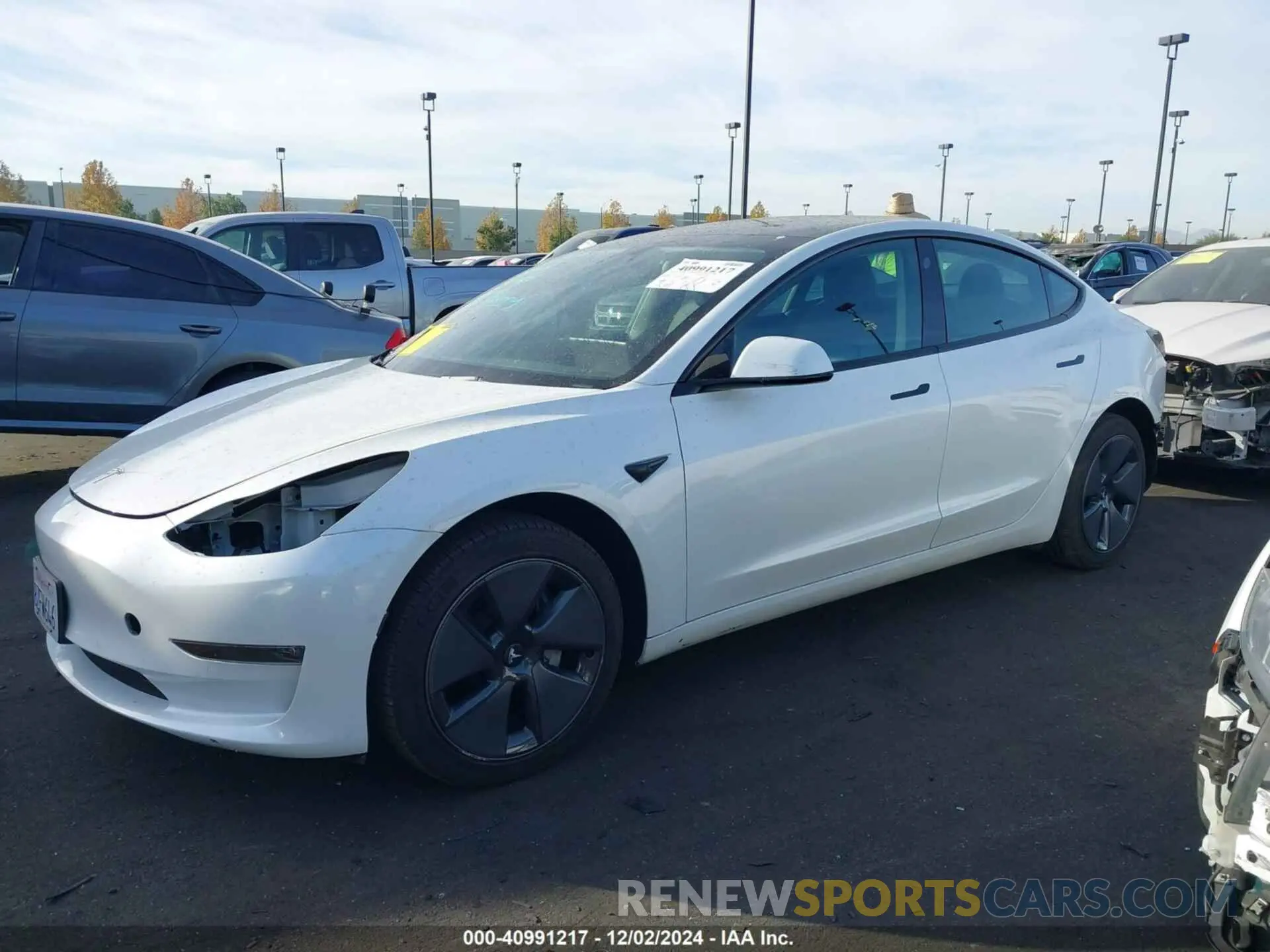 15 fotografías del automóvil dañado 5YJ3E1EBXNF118340 TESLA MODEL 3 2022