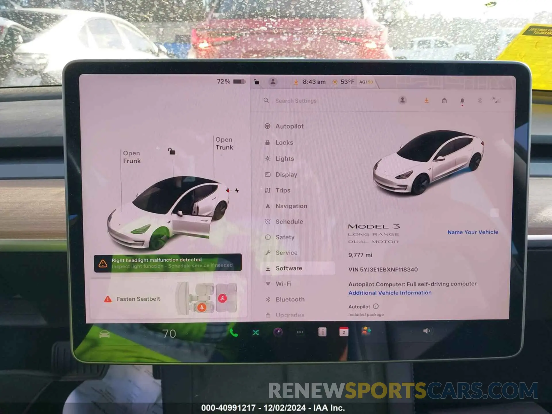 16 fotografías del automóvil dañado 5YJ3E1EBXNF118340 TESLA MODEL 3 2022